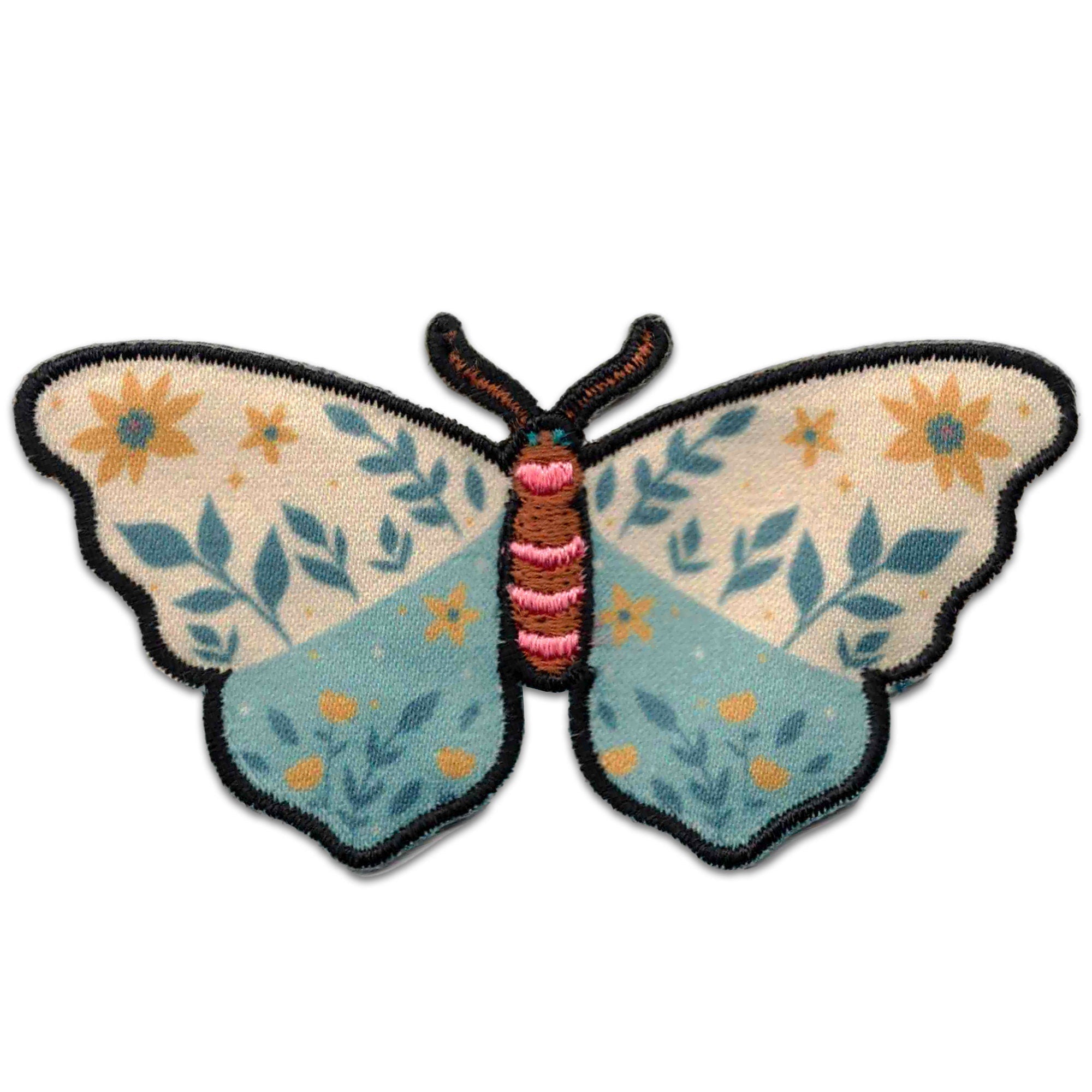 Floral Butterfly Patch - KosmicSoul