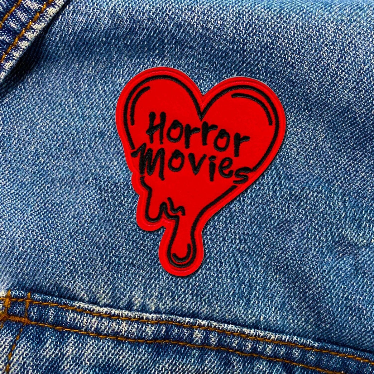 Horror Movies Heart Patch - KosmicSoul