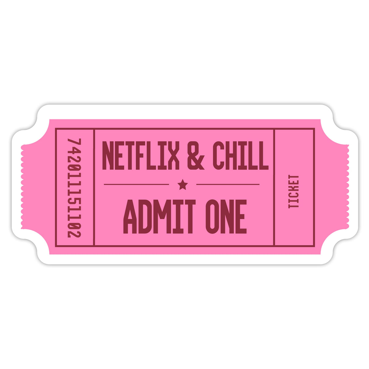 Netflix &amp; Chill Sticker - KosmicSoul