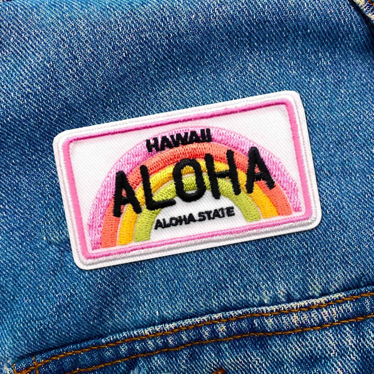 Aloha Hawaii Plate Patch - KosmicSoul