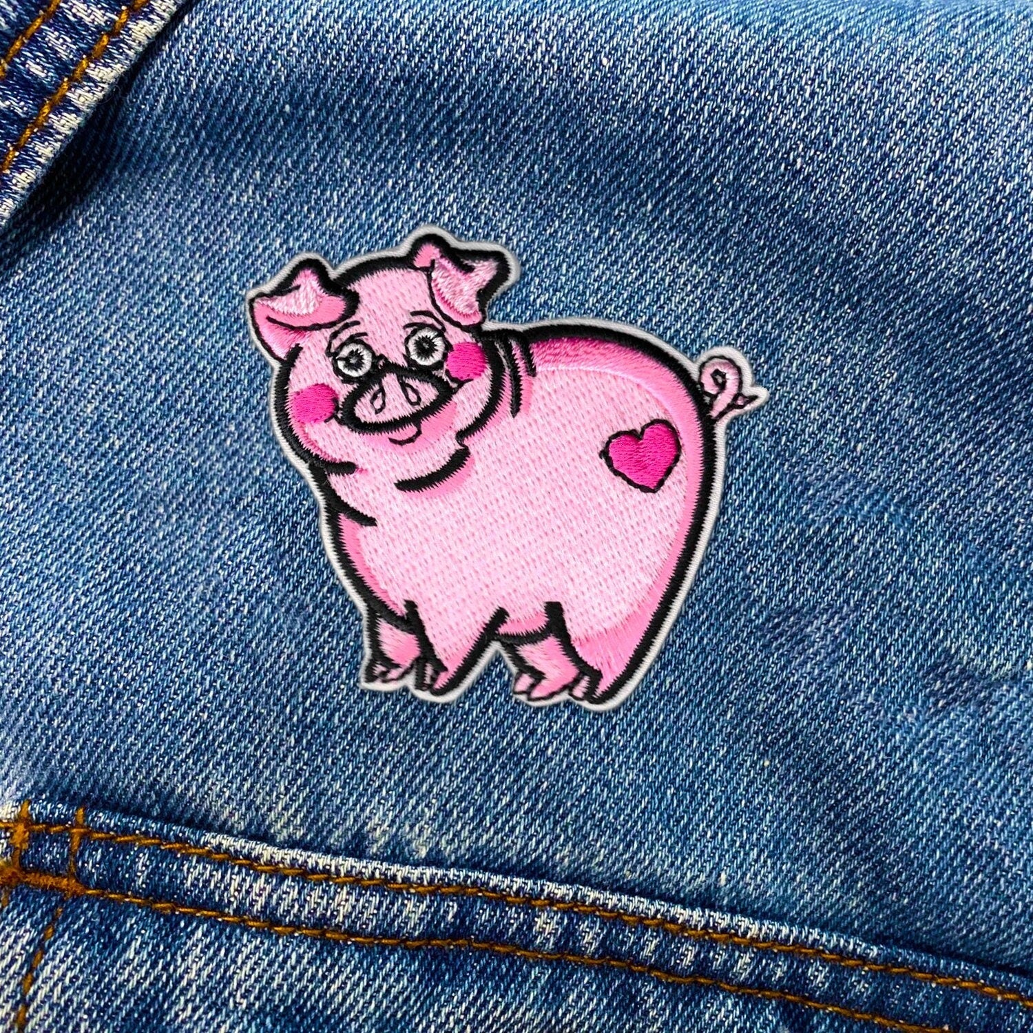 Cartoon Pig Patch - KosmicSoul