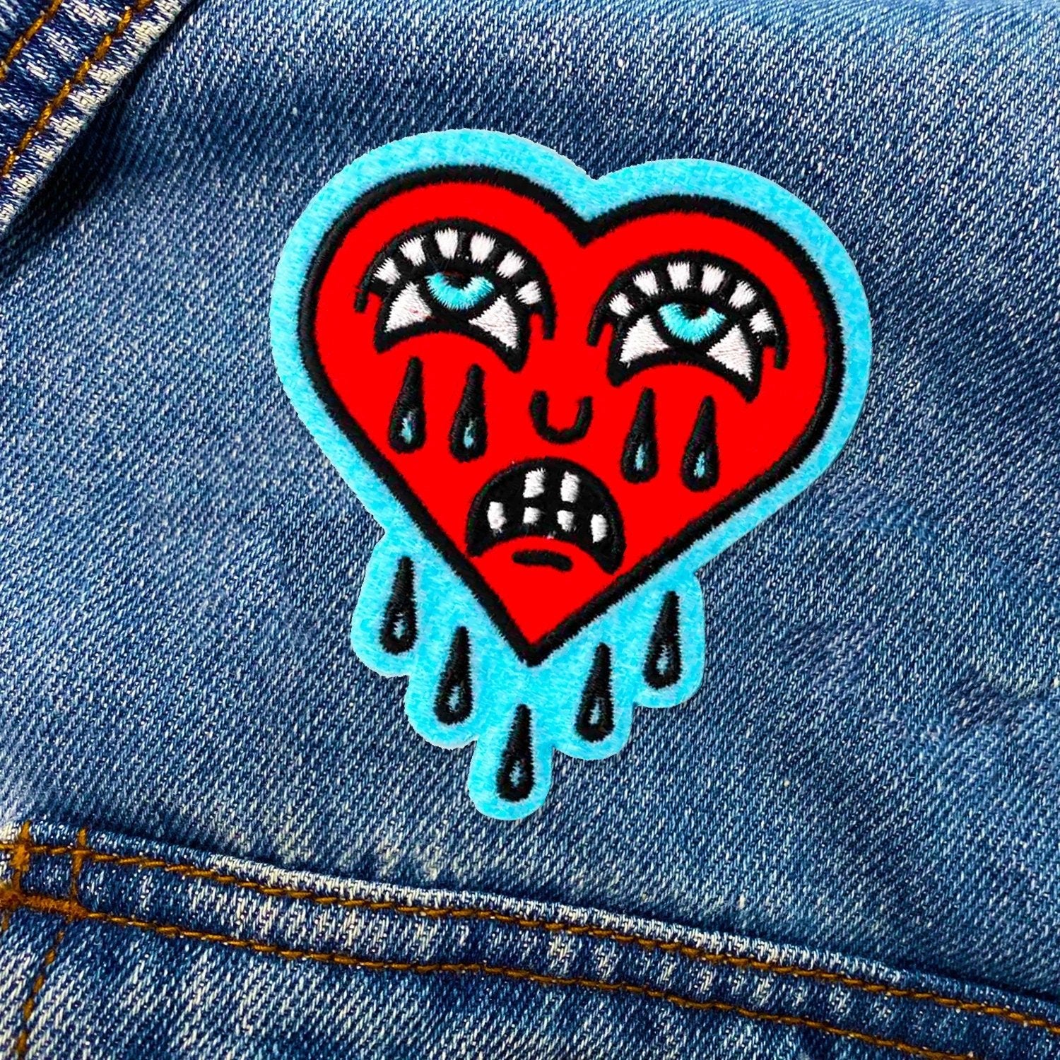 Crying Heart Patch - KosmicSoul