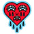 Crying Heart Sticker - KosmicSoul