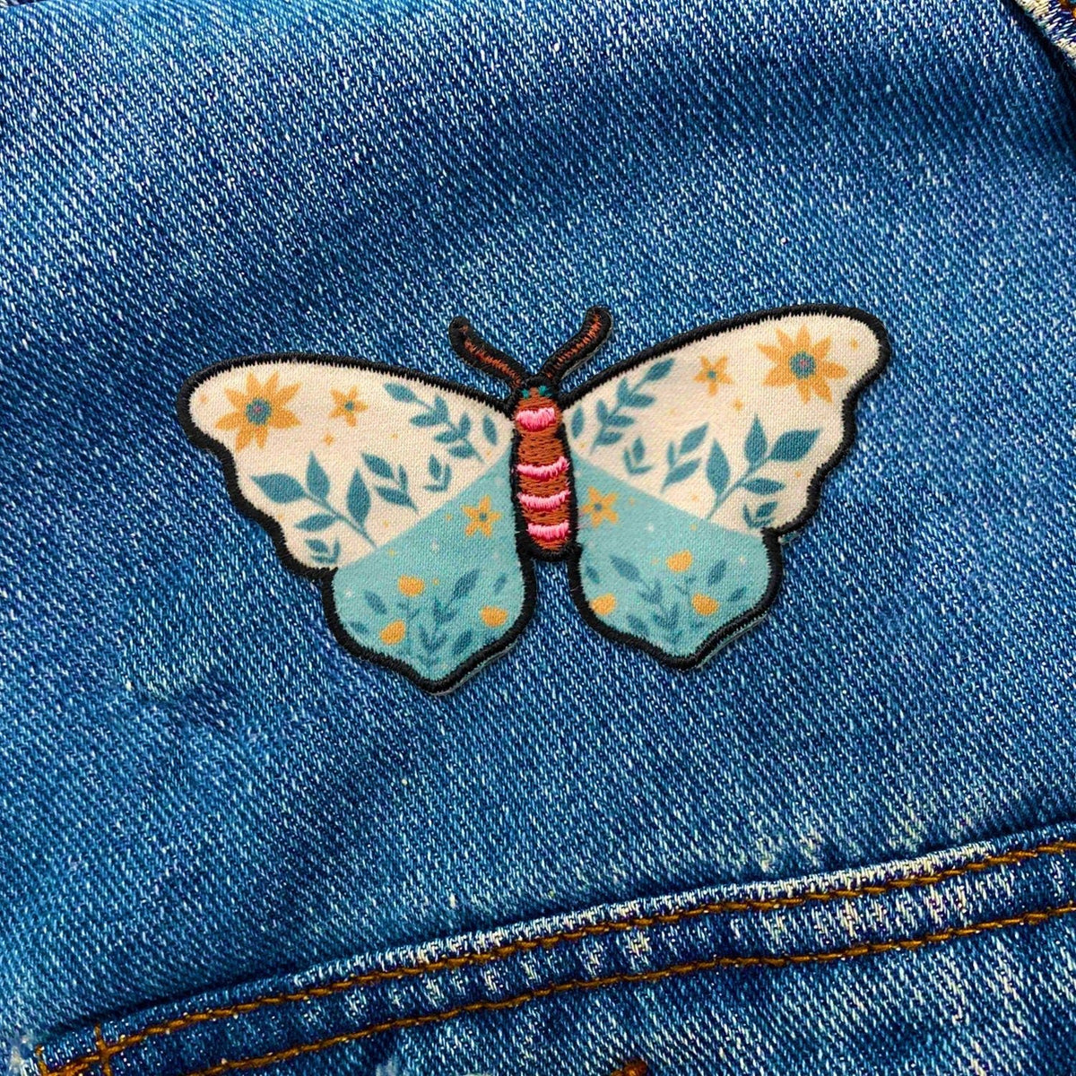 Floral Butterfly Patch - KosmicSoul